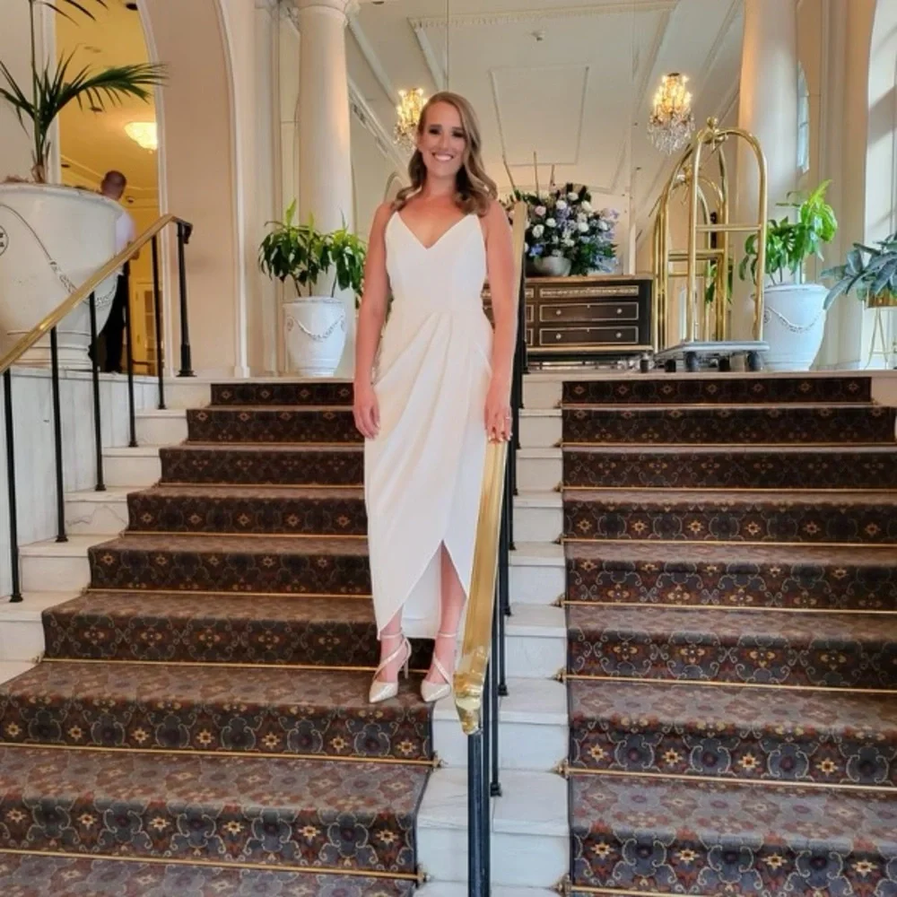 BHLDN Caron Wrap Dress - worn once and dry cleaned - Picture 2 of 3